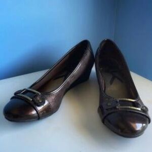 Anne Klein Sport Brown Heels with Buckle